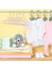 relaxdays 10x Kinderkleiderbügel Herz in Rosa