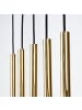 Nice Lamps Hängeleuchte FIDEUS 5L gold poliert H 90