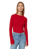 Marc O'Polo Rippstrickpullover slim in shiny red