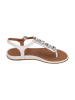 fitflop Pantoletten GRACIE ULTRA-JEWEL LEATHER T-BAR in weiß
