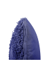 Beliani Dekokissen RHOEO in Violett - (W) 45 x (H) 14 x (L) 45 cm
