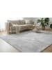 Vivorum Wohnzimmer Teppich – Kurzflorteppich Calma 125 in Silber
