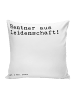 Mr. & Mrs. Panda Sofa Kissen Rentner aus Leidenschaft!  mit Spruch in Weiß