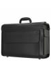 D&N Business - Pilotenkoffer 46 cm PU (schwarz) in schwarz