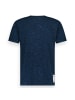 Twinlife T-Shirt indigo injection in Blau