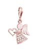 Nenalina Charm 925 Sterling Silber Engel in Rosegold