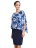 Vera Mont Cocktailkleid mit Blumenprint in Dunkelblau/Blau
