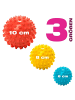 DoYourFitness Igel-Ball Nica 10cm lila mit Spikes lila
