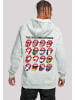 F4NT4STIC Hoodie The Rolling Stones Voodoo Lounge Tongues in grau meliert