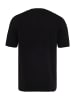 Felix Hardy T-Shirt in Schwarz-Blau Meliert