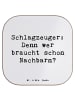 Mr. & Mrs. Panda Untersetzer Spruch Schlagzeuger Spruch mit Spruch in Weiß
