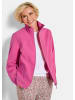 GOLDNER Kurzgröße:  Moderne Freizeitjacke mit Reißverschluss in pink
