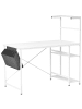 Beliani Schreibtisch ARAMINGO in Weiß - (W) 120 x (H) 120 x (L) 60 cm