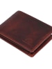 Greenburry Rugged Geldbörse RFID Schutz Leder 11.5 cm in brown
