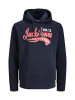 Jack & Jones Hoodie 'Logo' in dunkelblau