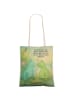 Mr. & Mrs. Panda Shopper Bag Frosch Liebe Design mit Spruch in Weiß