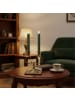 relaxdays 2 x LED Stabkerzen in Khaki