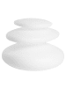 Beliani Tischlampe für den Außenbereich GLENNS in Weiß - (W) 42 x (H) 28 x (L) 42 cm