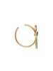 myMo Women Earring in Rose Gold Red