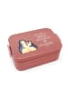 Mr. & Mrs. Panda Lunchbox Pinguine Einschlafen Motiv mit Spruch in Rot Pastell