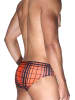 Oboy Badeslip B54 in orange/schwarz