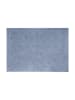 Framsohn 2er Set: Zwirnfrottier Badeteppich "MOSAIK" in Taubenblau -(L) 70 x (50) cm