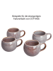Butlers Espressotasse COTTAGE 6er-Set in Hellgrau