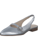 Gabor Fashion Sling-Ballerinas in Silber