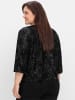 sheego Blusenjacke in schwarz