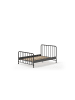 58 aufm Kessel METALLBETT Kay 147x110x207 aus Metall in Schwarz matt