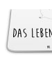 Mr. & Mrs. Panda Bierfilz Einhorn Spaziergang mit Spruch in Weiß