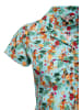 Queen Kerosin Queen Kerosin Hawaiibluse Hula Girls in hellblau