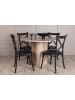 ebuy24 Schwarz 110 x 110 cm