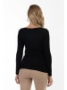 Albee Women Strick Pullover in Schwarz