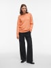 Vila Strickpullover in Cadmium Orange