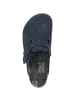 Birkenstock Clogs Boston Veloursleder normal in dunkelblau
