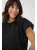 Kaffe Kurzarm-Bluse KAclaudi Baggy fit in Black Deep