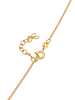 Elli Halskette 925 Sterling Silber Astro, Halbmond in Gold