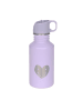 Lässig Lässig Trinkflasche Kinder - Edelstahl Little Gang Heart, lilac