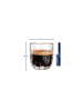 LEONARDO 2er Set Espressogläser (3) Gocce in 60 ml in transparent