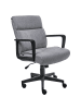 Beliani Bürostuhl BYRON in Grau/Schwarz - (W) 61 x (H) 93 x (L) 69 cm