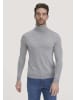Hessnatur Strick Rollkragen Pullover in hellgrau