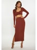 faina Damen Top in Braun