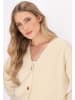 DreiMaster Damen Cardigan in Creme