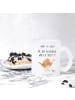 Mr. & Mrs. Panda Kaffeebecher Rotkehlchen Federn mit Spruch in Transparent