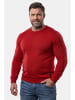 Men Plus Pullover in rubinrot