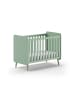 58 aufm Kessel BABYBETT Kamillah 124x96x68 aus MDF in Olive Grün