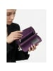 Lazarotti Bologna Leather XL Double Zip-Around Geldbörse RFID Leder 20 cm purple