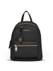 Lazarotti Bologna Leather City Rucksack Leder 27 cm in black