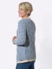 WITT WEIDEN Strickjacke in mittelblau-sand-gemustert